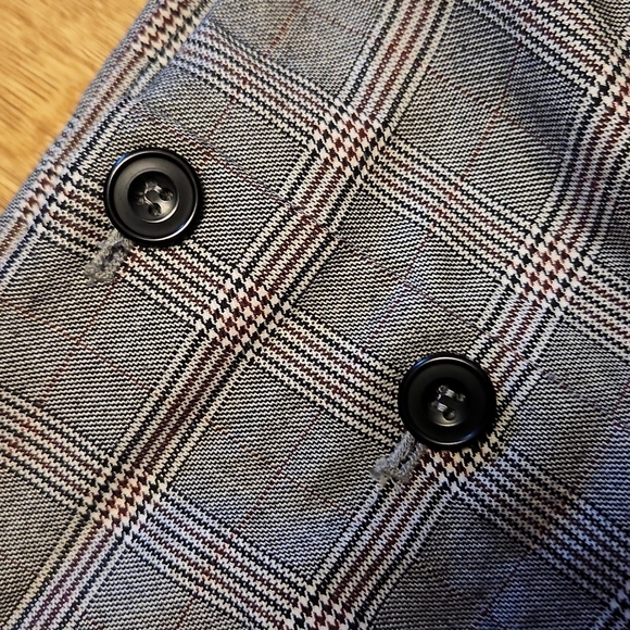 NWT F21 preppy plaid mini skirt sz M - Picture 2 of 3